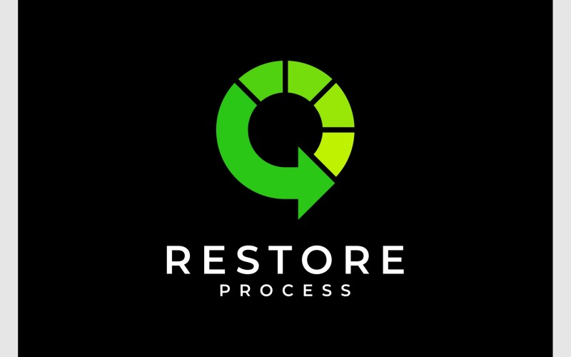 circle progress refresh arrow logo original