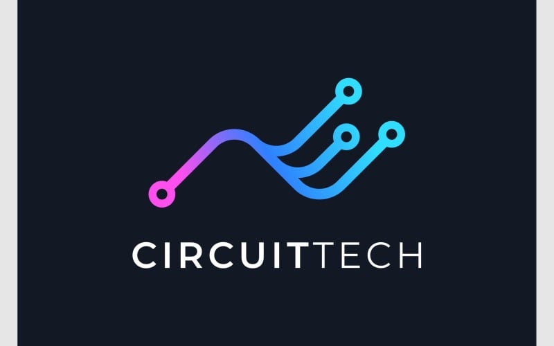 circuit electronic technology logo original