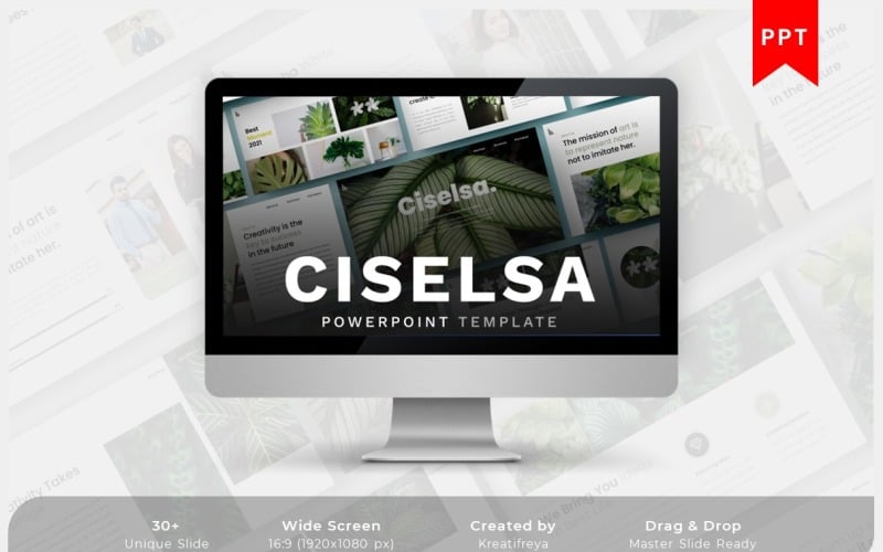 ciselsa powerpoint business presentation template ppt original