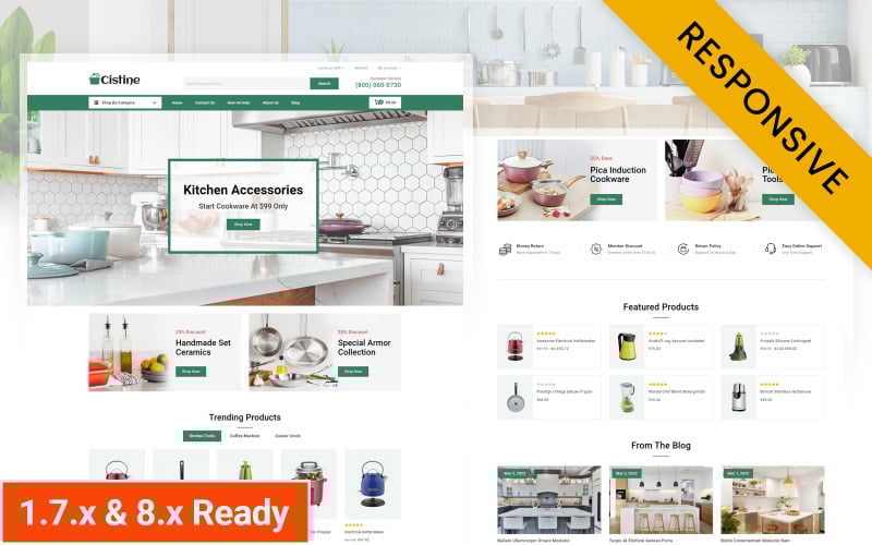 cistine kitchen appliances store prestashop responsive theme original