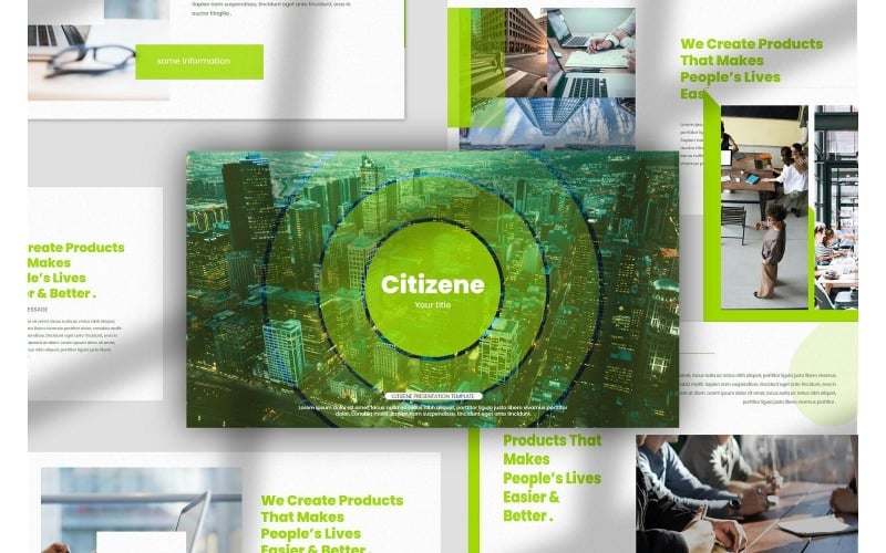 citizene powerpoint presentation templates original