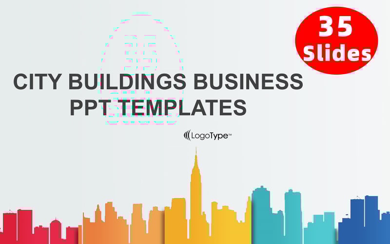 city buildings business powerpoint template original