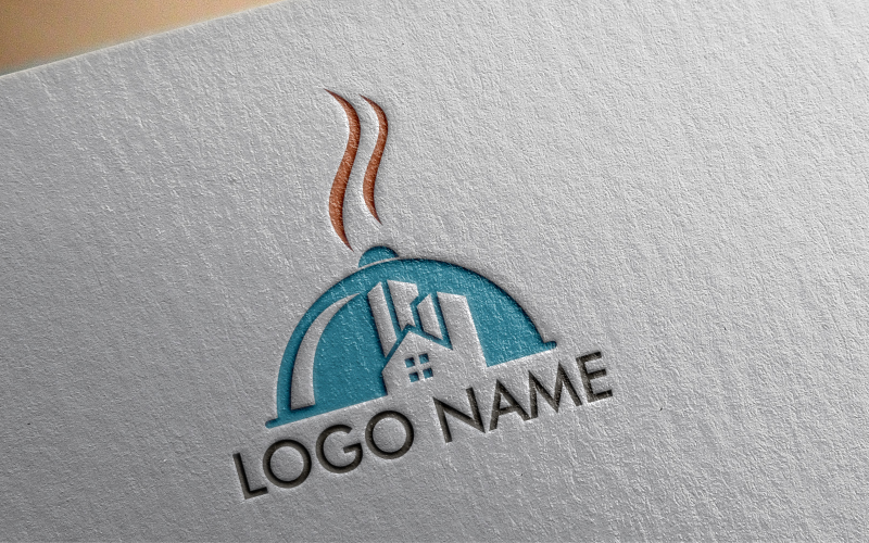 city food store logo template original