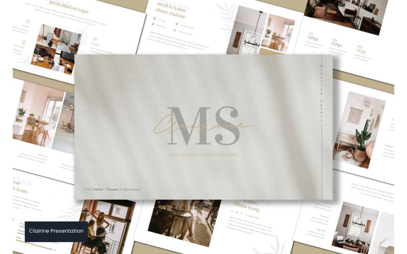 clairine powerpoint template original