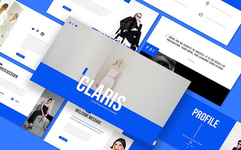 claris creative business powerpoint template original