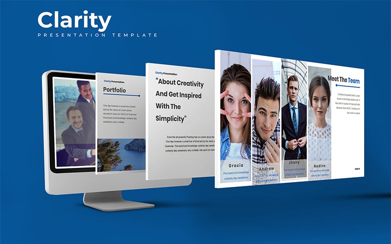 clarity powerpoint template original
