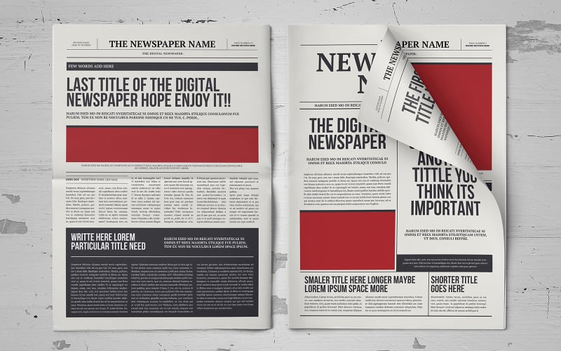classic a newspaper magazine template original
