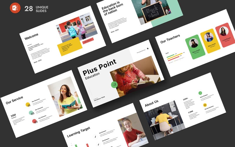 classic education powerpoint presentation template original