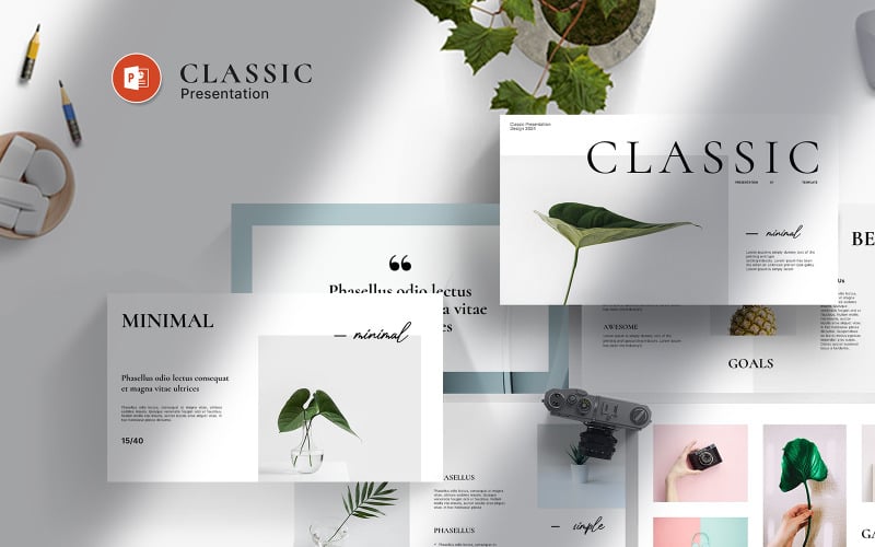 classic presentation template original