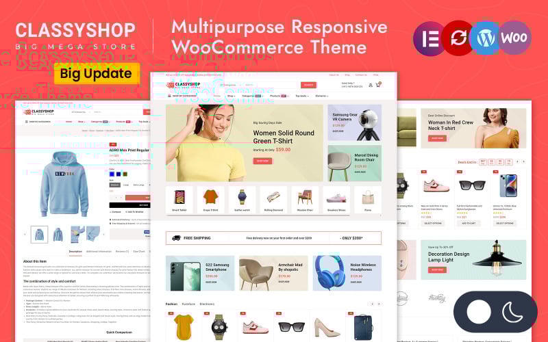 classyshop multipurpose elementor woocommerce responsive theme original