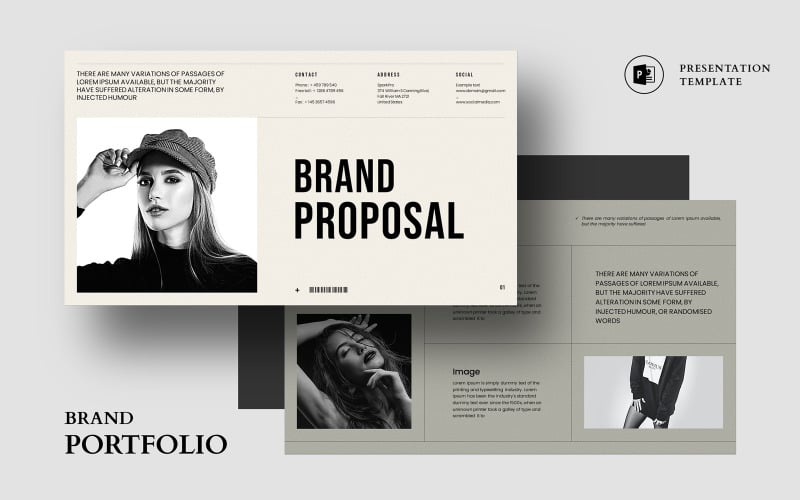 clean brand proposal presentation original