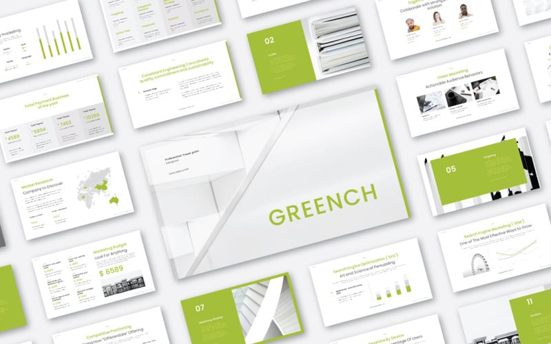 clean business plan presentation original