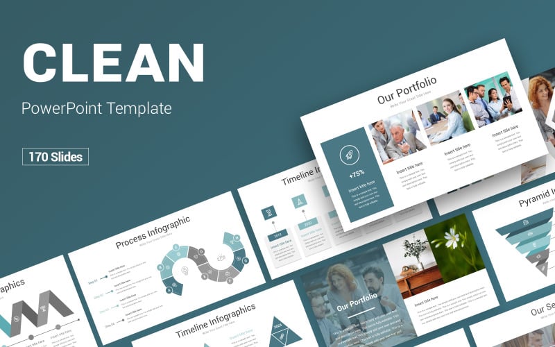 clean powerpoint presentation template original