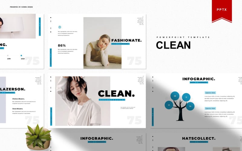 clean powerpoint template original