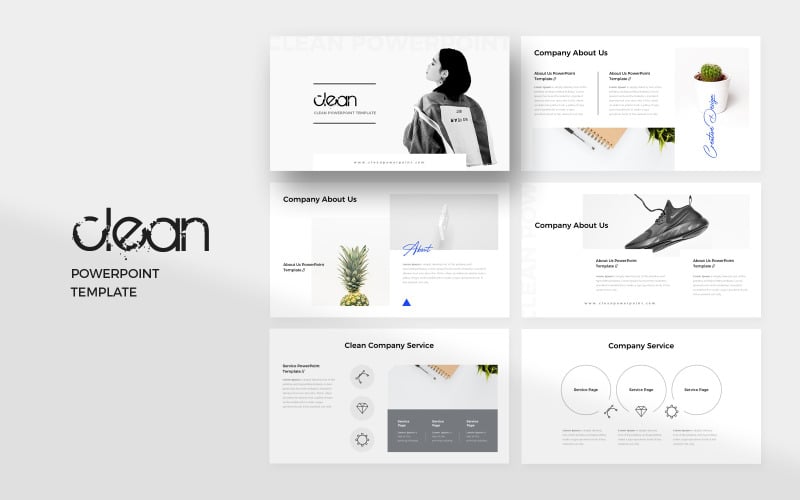 clean powerpoint template original