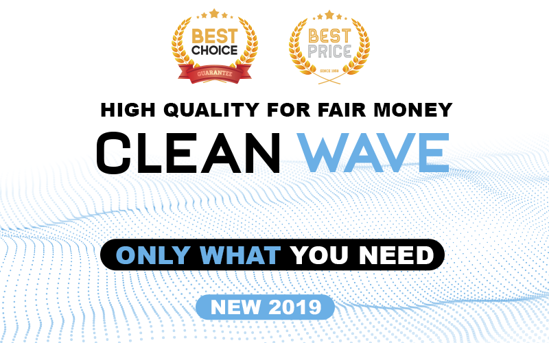 clean wave powerpoint template original