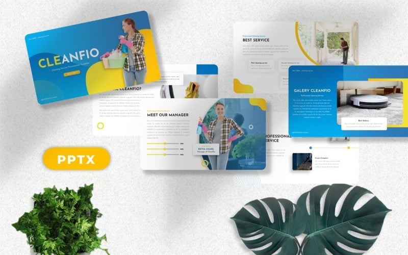 cleanfio cleaning service powerpoint original