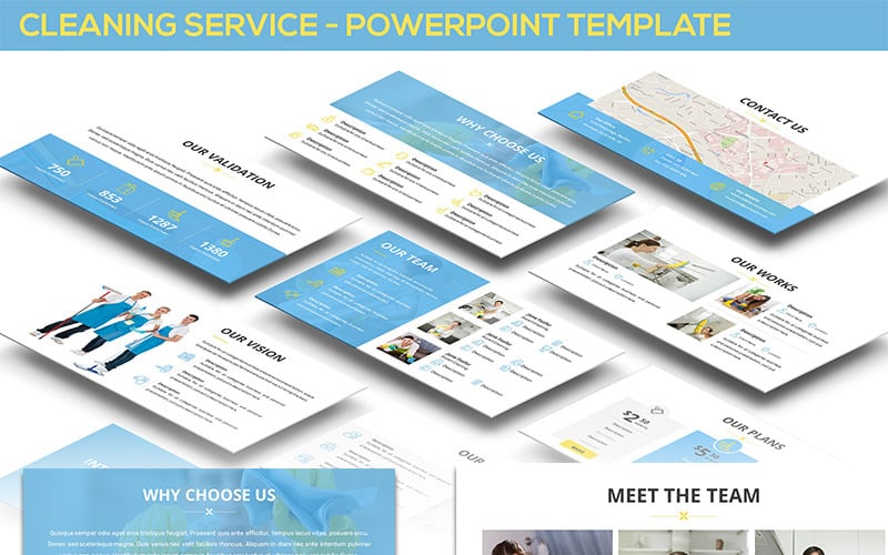 cleaning service powerpoint template original
