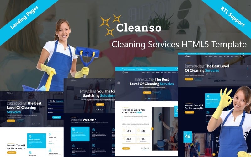 cleanso cleaning services amp multipurpose html responsive bootstrap landing page template original