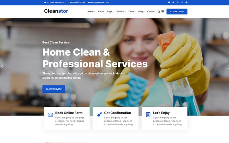 cleanstor cleaning company responsive wordpress theme original