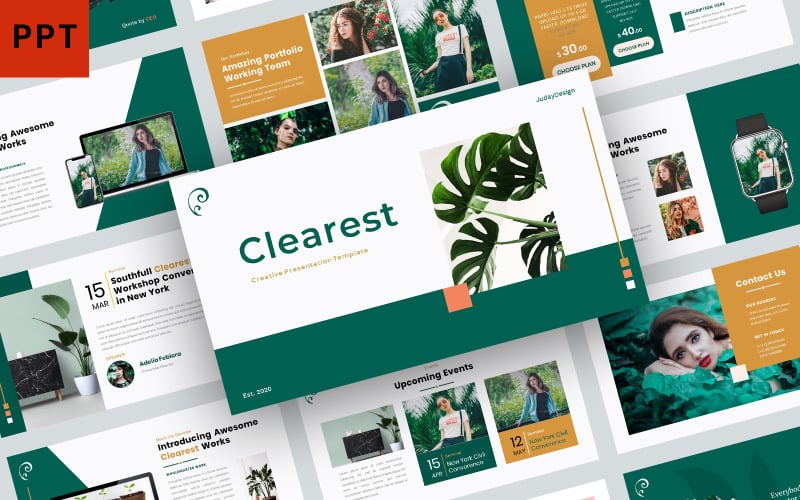 clearest powerpoint template original