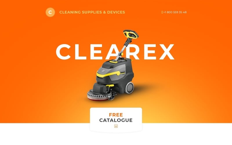 clearex landing page template original