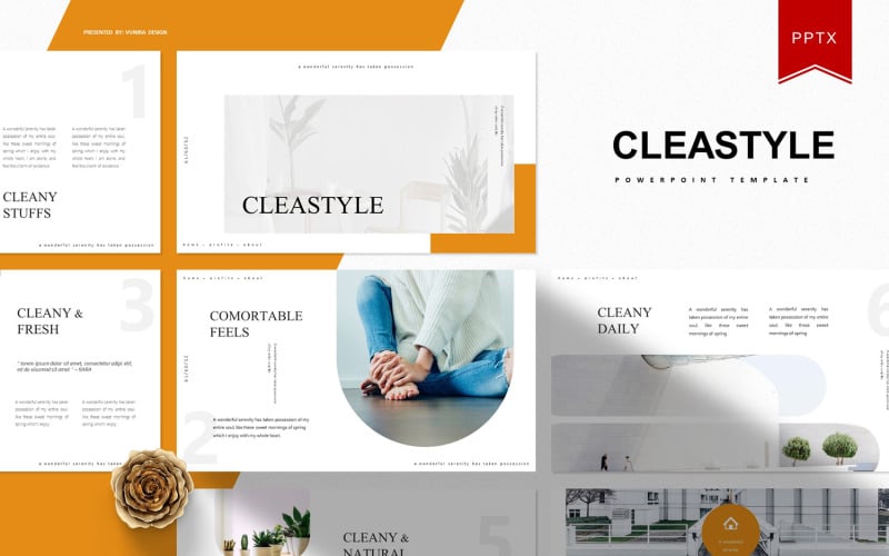 cleastyle powerpoint template original