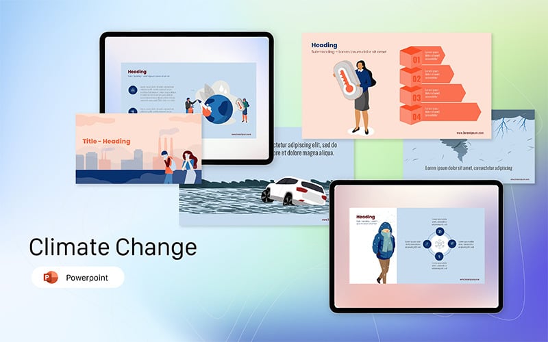 climate change powerpoint template original