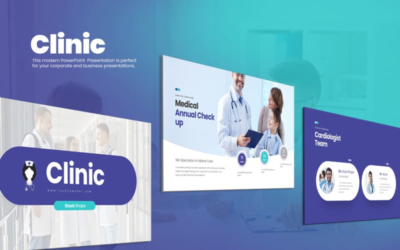 clinic powerpoint template original