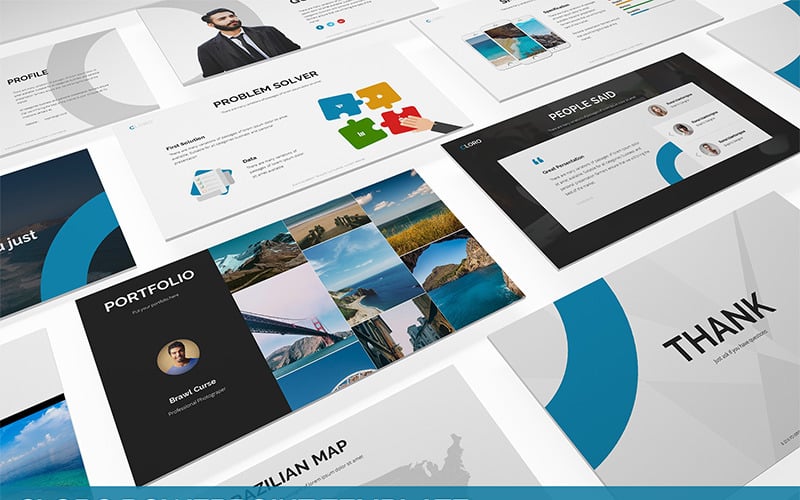 cloro powerpoint template original