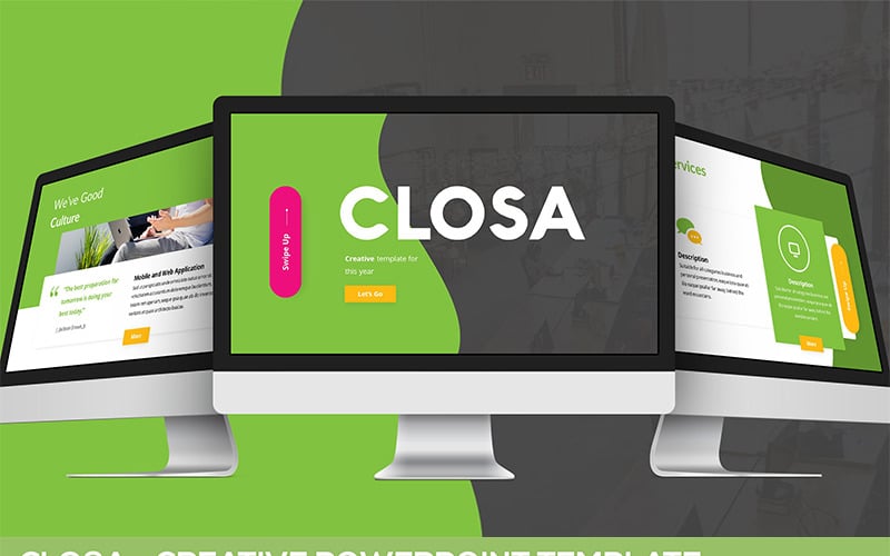 closa creative powerpoint template original