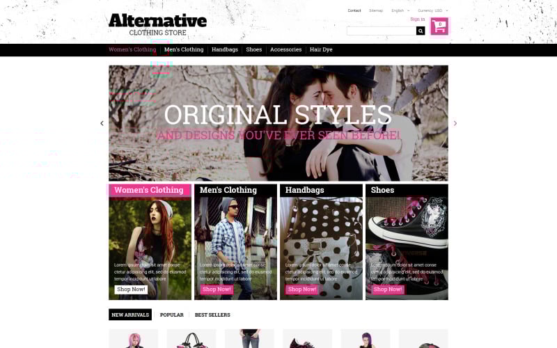 clothes that rock prestashop theme original