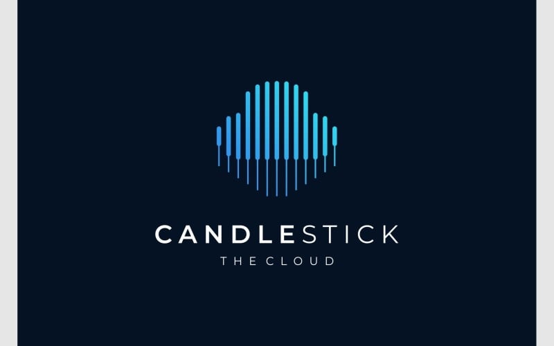 cloud candlestick trade forex logo original