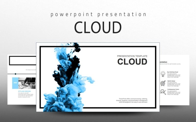 cloud ppt powerpoint template original