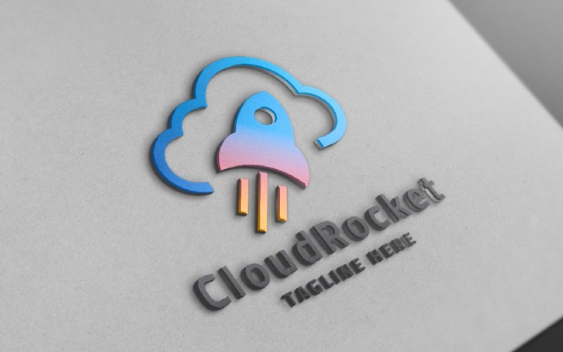 cloud rocket pro branding logo original