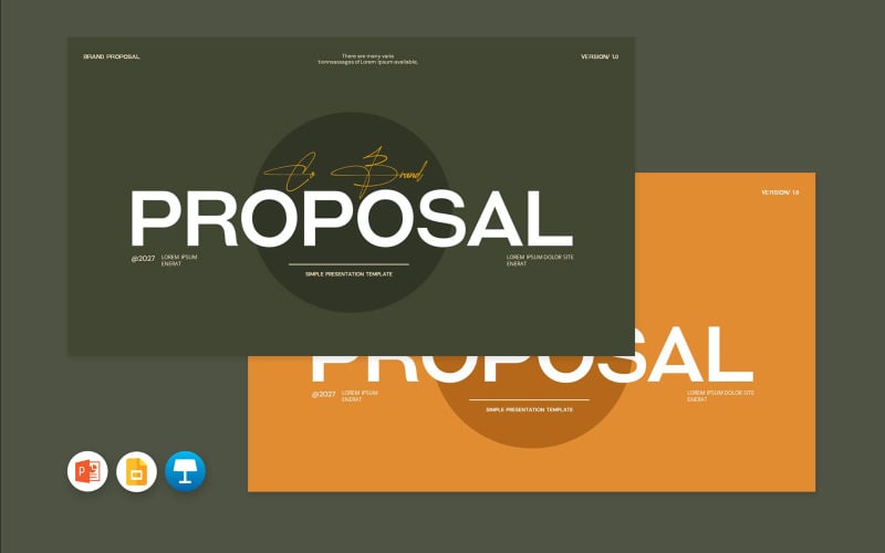 co brand proposal powerpoint template original