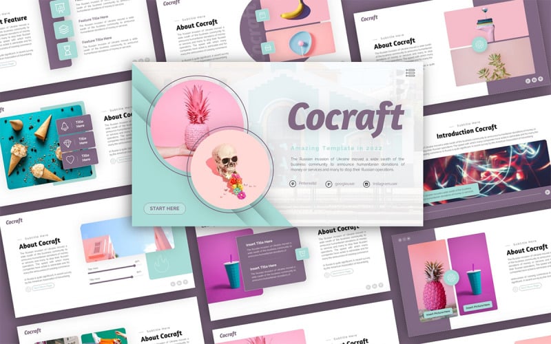 cocraft creative multipurpose powerpoint presentation template original
