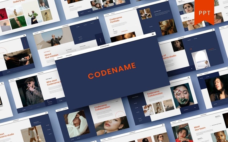 codename business powerpoint template original