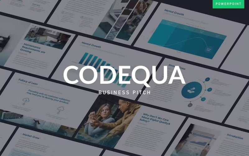 codequa business pitch powerpoint template original