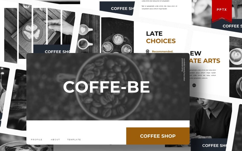 coffe be powerpoint template original
