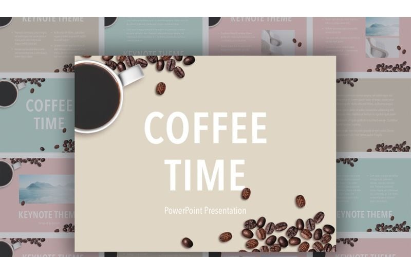 coffee time powerpoint template original