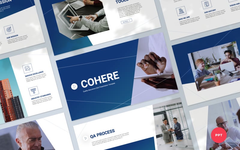 cohere quality assurance presentation powerpoint template original