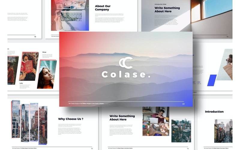 colase powerpoint presentation template original