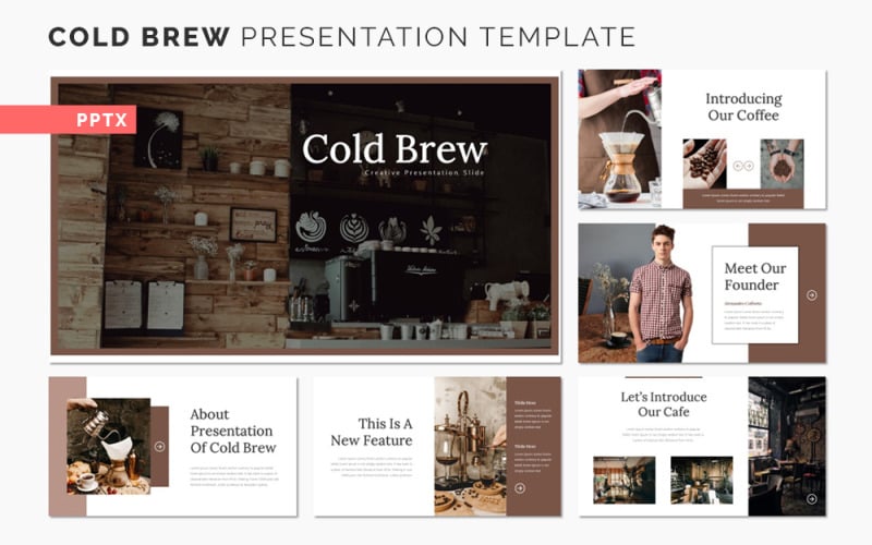 cold brew presentation powerpoint template original