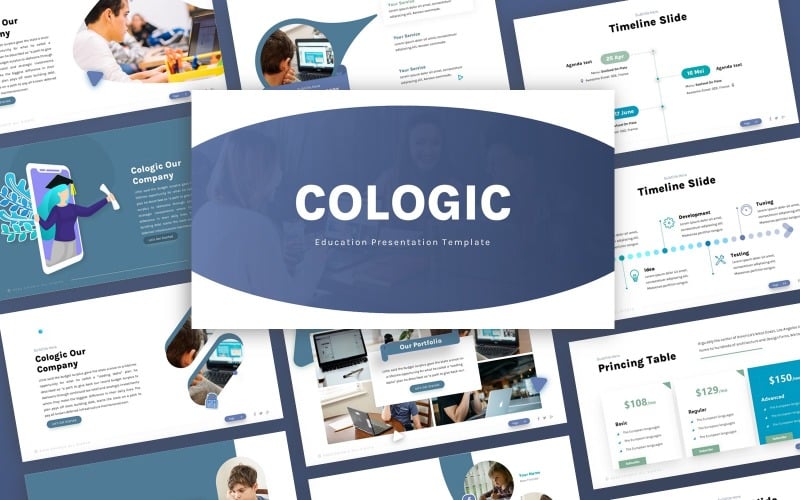 cologic education multipurpose powerpoint template original