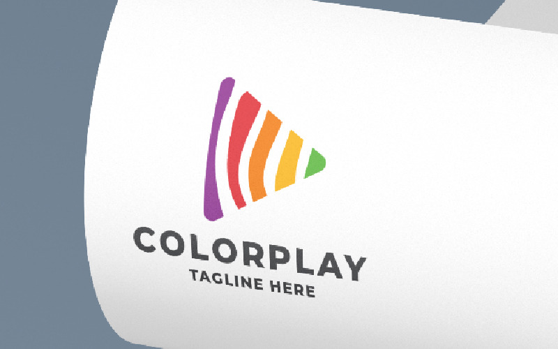 color play pro logo template original