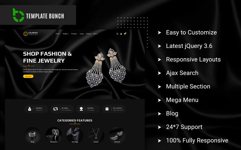 colorway jewelry responsive prestashop theme for ecommerce original
