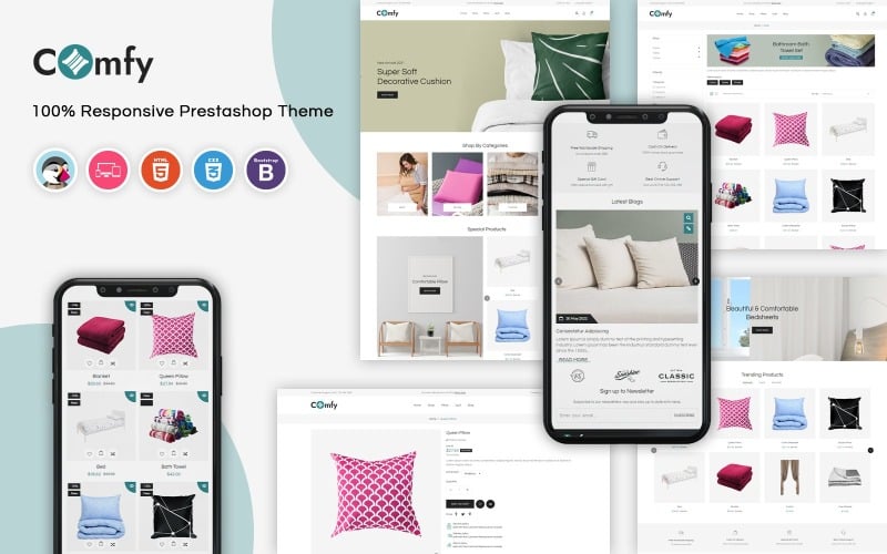comfy furniture responsive prestashop template original