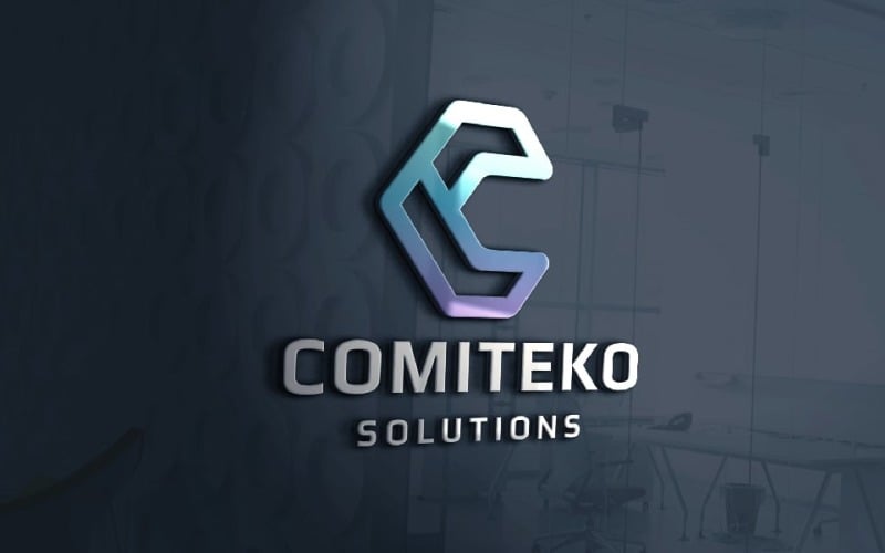 comiteko letter c logo template original