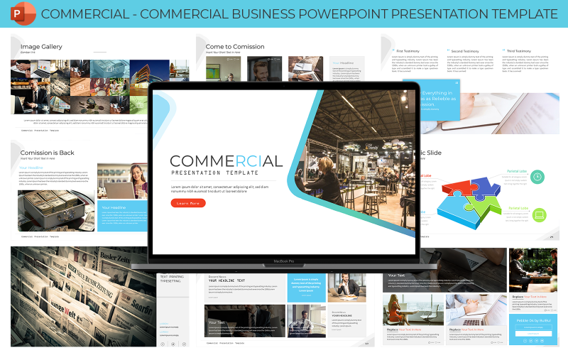 commercial commercial business presentation template original